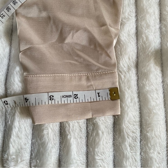 And Now This Front Twist Ling Sleeve Front Buttons Mini Shirt Dress Size: Medium - Picture 11 of 14